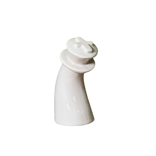 BETH | Scacco Re in ceramica monocolore