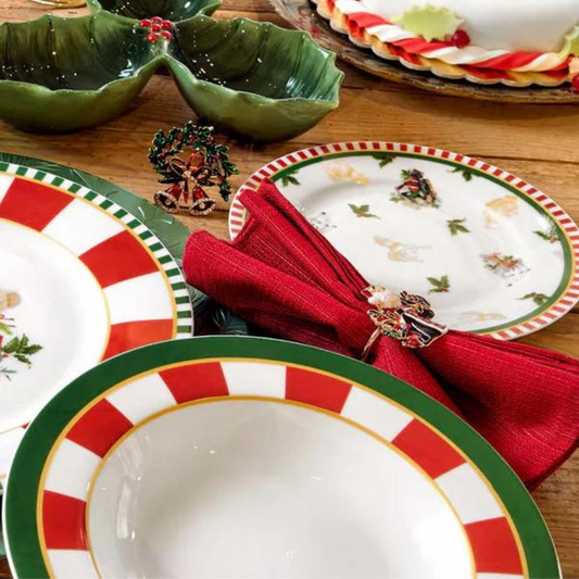 SERVIZIO PIATTI CIRCUS FADE MAISON | in porcellana | 18pz