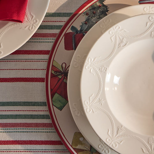 SERVIZIO PIATTI MAGIA DI NATALE ANDREA FONTEBASSO | in porcellana | 18pz