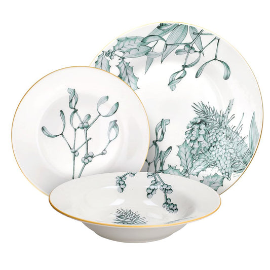 SERVIZIO PIATTI BLOOM ANDREA FONTEBASSO | in porcellana | 18pz