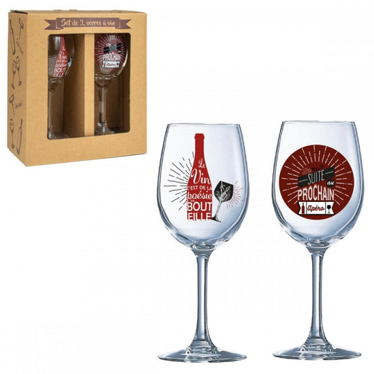 SET CALICI VINO SUITE ENESCO | in vetro | 2pz