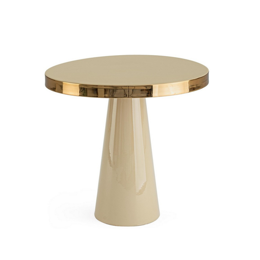 TAVOLINO NANDIKA BIZZOTTO | in metallo smaltato | Ø45x43cm