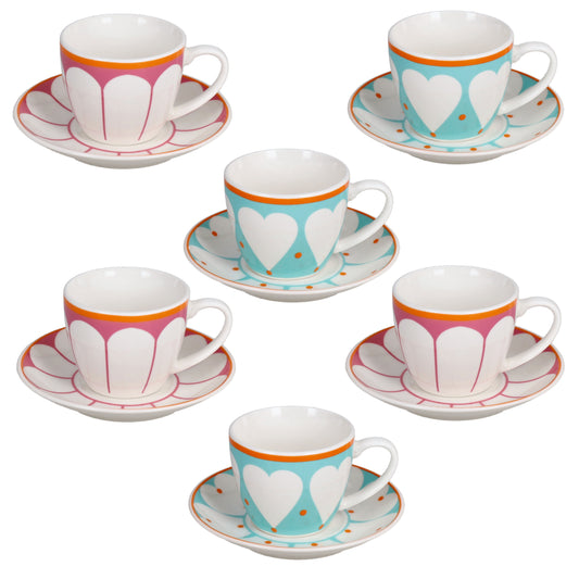TAZZE CAFFE' MADAME ANDREA FONTEBASSO | New Bone China | 6pz