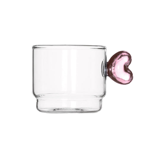 TAZZINE CUORE BRANDANI | in vetro | 4pz