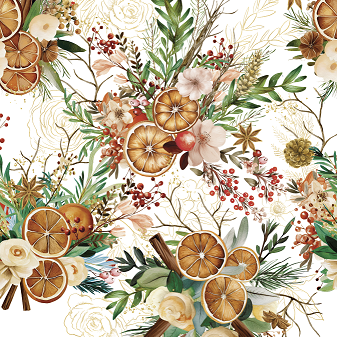 TOVAGLIA ARANCIA E CONNELLA MAISON SUCRÉE | in tessuto antimacchia | varie misure