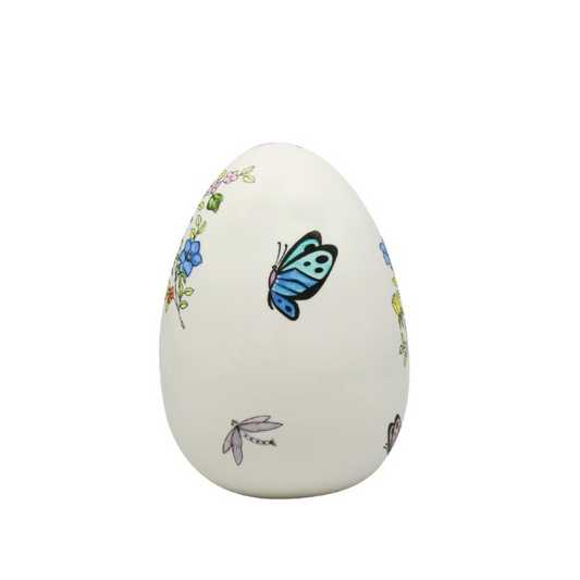 UOVO FARFALLE SBORDONE PORCELLANE | in porcellana Capodimonte | varie misure