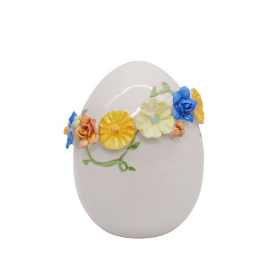 UOVO FIORI SBORDONE PORCELLANE | in porcellana Capodimonte | varie misure