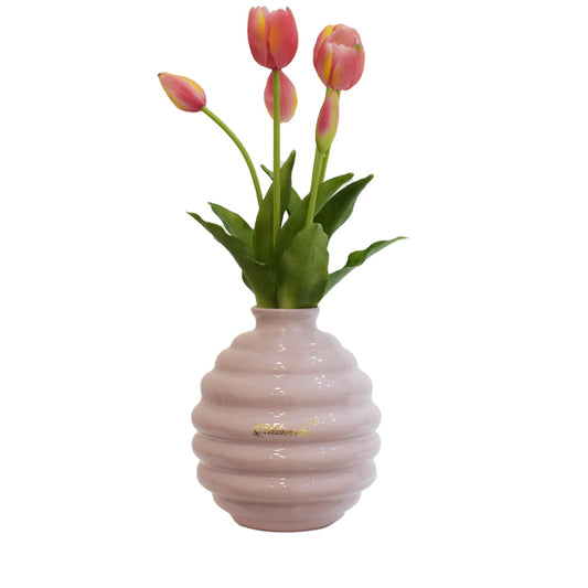 VASO NICOLE MELAVERDE | in vetro vari colori | 17cm