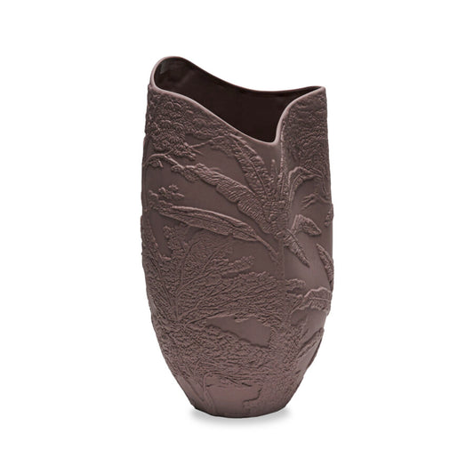 VASO RELIEF HENRIETTE | in porcellana | 20x36cm