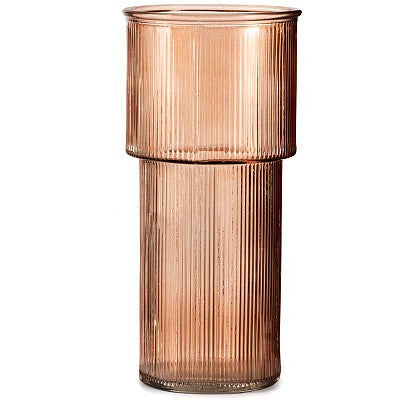 VASO STRIPED C.V. CRISTAL | in vetro | 11x24cm