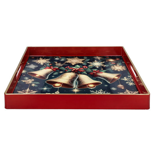 VASSOIO CAMPANE PARTY TIME ANDREA FONTEBASSO | in plastica | 35x35cm