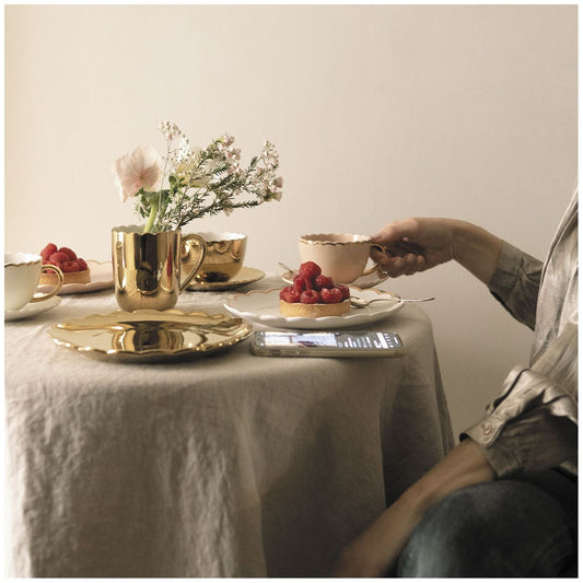 SET PIATTI DESSERT MARGUERITE MATHILDE M. | in porcellana | vari colori