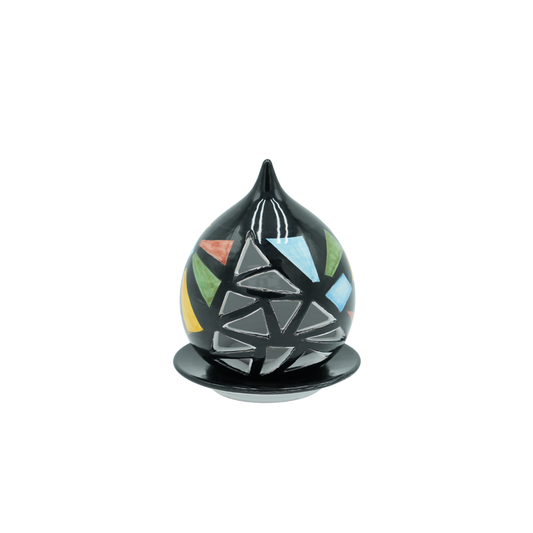 PORTACANDELA SKODURA SOPHIE MARIAGE | in ceramica | 15cm