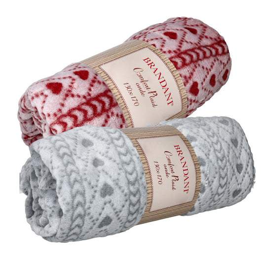 PLAID CUORICINI BRANDANI | poliestere | 130x170cm