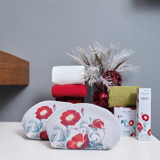 CONFEZIONE REGALO CARILLON MAISON SUCRÉE | pochette con lavette in vari colori | 2pz