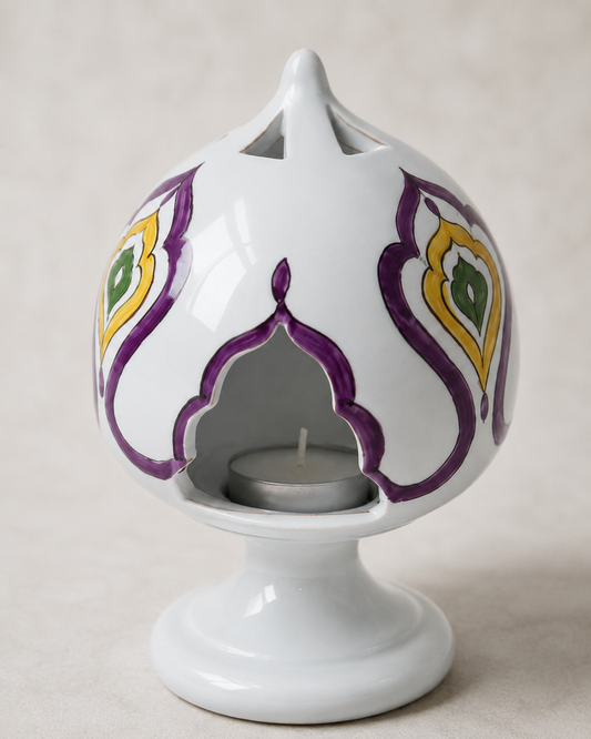 PORTACANDELA MARRAKECH SOPHIE MARIAGE | in ceramica vari colori | 15cm