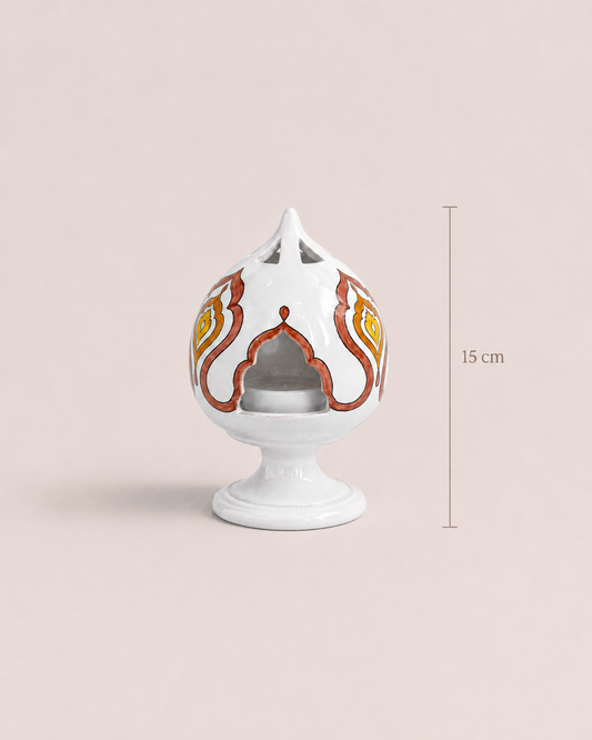 PORTACANDELA MARRAKECH SOPHIE MARIAGE | in ceramica vari colori | 15cm