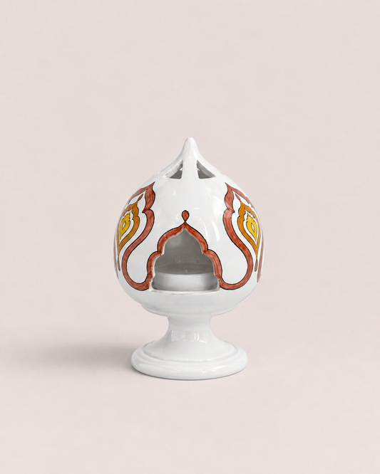 PORTACANDELA MARRAKECH SOPHIE MARIAGE | in ceramica vari colori | 15cm