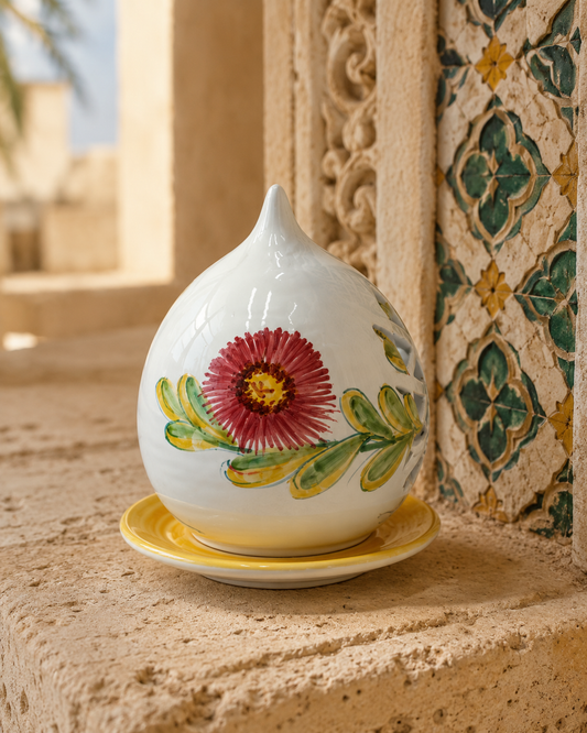 PORTACANDELA FIORE DEL DESERTO SOPHIE MARIAGE | in ceramica | varie misure