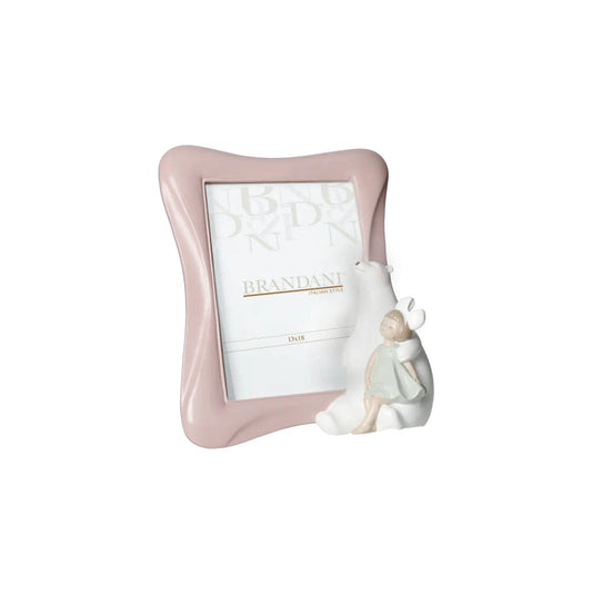 PORTAFOTO ORSO&GIRL BRANDANI | in poliresina vari colori | 13x18cm