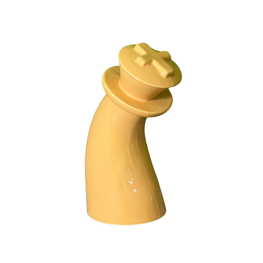 BETH | Scacco Re in ceramica monocolore