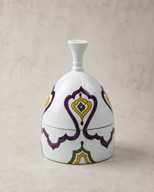 SCATOLA MARRAKECH SOPHIE MARIAGE | in ceramica vari colori | 22cm