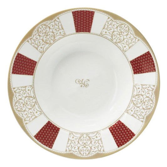 SERVIZIO PIATTI GOLDEN EYE BRANDANI | in porcellana | 18pz