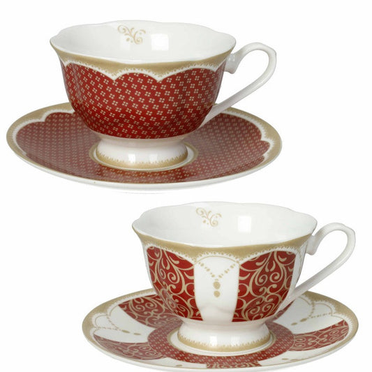 TAZZE THE GOLDEN EYE BRANDANI | in New Bone China | 2pz