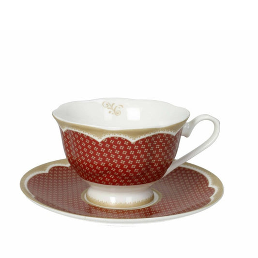 TAZZE THE GOLDEN EYE BRANDANI | in New Bone China | 2pz