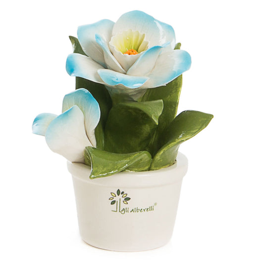 PROFUMOTTA ELLEBORO GLI ALBERELLI | in ceramica di Capodimonte | Ø12x14cm - | Adele Chérie - articoli da regalo e bomboniere