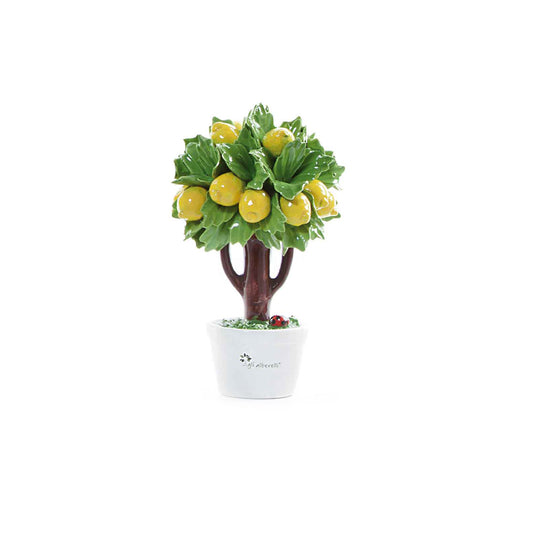 ALBERO LIMONE GLI ALBERELLI | in ceramica di Capodimonte | varie misure - Ø11x16cm | Adele Chérie - articoli da regalo e bomboniere