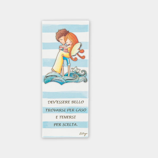 QUADRETTO COMPLICITA' LE GRAZIOSE | in legno | 6x15cm - | Adele Chérie - articoli da regalo e bomboniere