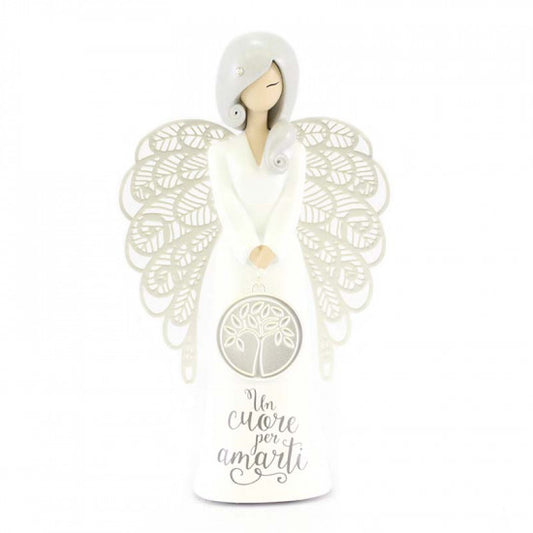 ANGELO UN CUORE PER AMARTI | you are an angel | 15,5cm - | Adele Chérie - articoli da regalo e bomboniere