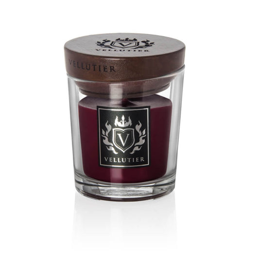 CANDELA ALPINE VIN BRULE' VELLUTIER | in vaso di vetro | varie misure