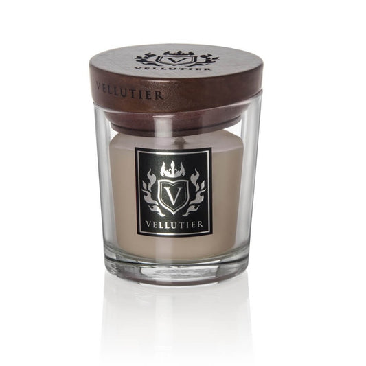 CANDELA CAFE AU LAIT VELLUTIER | in vaso di vetro | varie misure