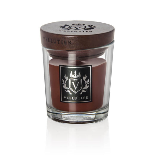 CANDELA GENTLEMEN'S LOUNGE VELLUTIER | in vaso di vetro | varie misure