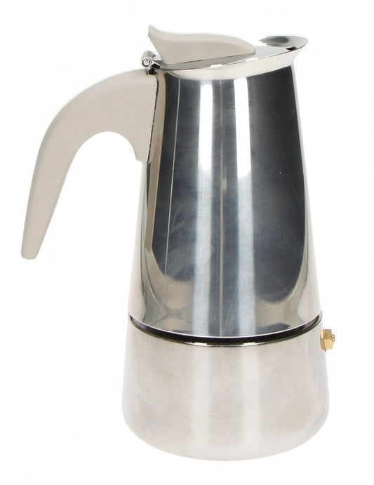 CAFFETTIERA BORBOTTINA | in acciaio inox con manico soft touch | 5tz - caffettiere | Adele Chérie - articoli da regalo e bomboniere