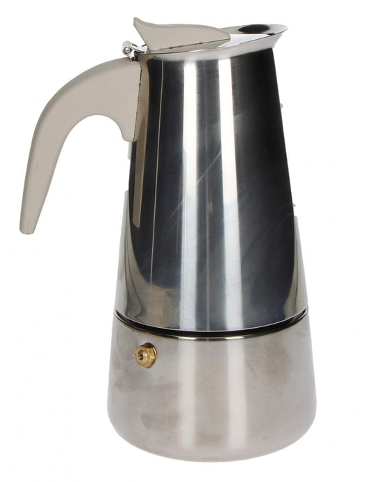 CAFFETTIERA BORBOTTINA | in acciaio inox con manico soft touch | 6tz - caffettiere | Adele Chérie - articoli da regalo e bomboniere