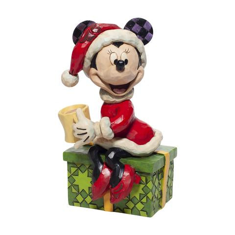 MINNIE CON LA CIOCCOLATA CALDA | collezione Jim Shore | 15 Cm - | Adele Chérie - articoli da regalo e bomboniere
