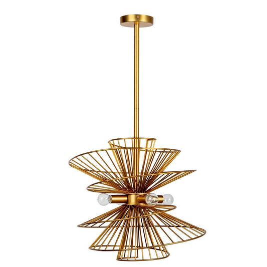 LAMPADARIO DELAWARE ETHAN CHLOE | in metallo | 46x46x90cm - | Adele Chérie - articoli da regalo e bomboniere