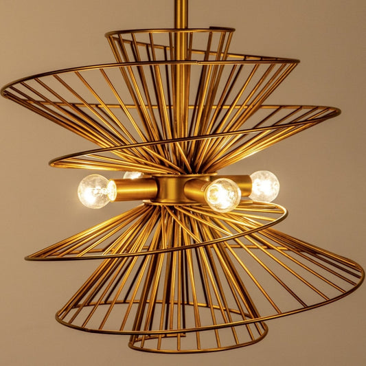LAMPADARIO DELAWARE ETHAN CHLOE | in metallo | 46x46x90cm - | Adele Chérie - articoli da regalo e bomboniere