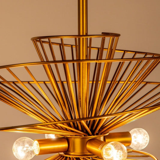 LAMPADARIO DELAWARE ETHAN CHLOE | in metallo | 46x46x90cm - | Adele Chérie - articoli da regalo e bomboniere