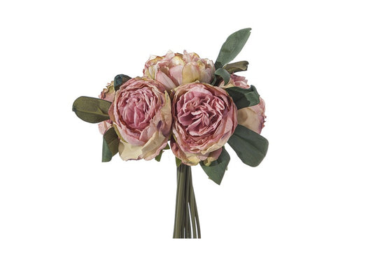 BOUNDLE PEONIA | rose finte secche | 30cm - | Adele Chérie - articoli da regalo e bomboniere