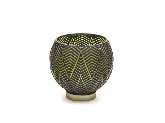 VASO TRIANGLE BRUCO | in vetro verde | Ø17x17cm - | Adele Chérie - articoli da regalo e bomboniere