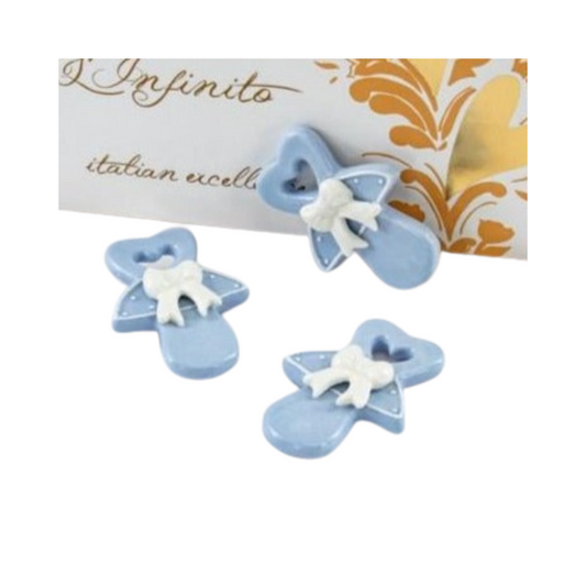 MAGNETE CIUCCIOTTO CELESTE | in ceramica | 5,7x4cm - | Adele Chérie - articoli da regalo e bomboniere