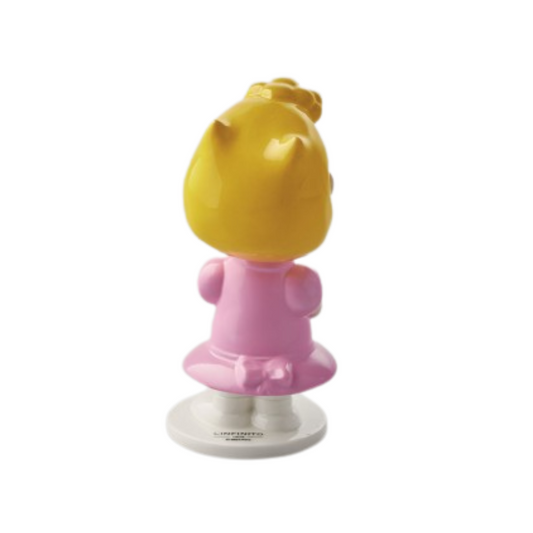 STATUINA SALLY L'INFINITO | in porcellana lucida | 7,5x5,5x14cm - | Adele Chérie - articoli da regalo e bomboniere