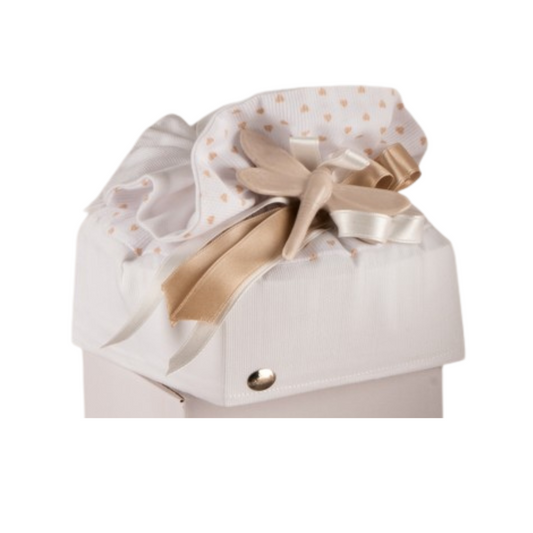 SACCHETTO CON LIBELLULA L'INFINITO | in tessuto e porcellana | Ø12x12cm - | Adele Chérie - articoli da regalo e bomboniere