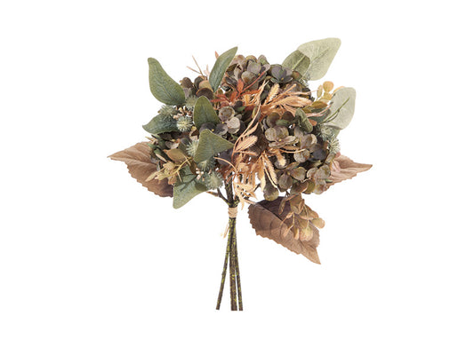 BUNDLE ORTENSIE E EUCALIPTO BRUCO | colore verde | 37cm - | Adele Chérie - articoli da regalo e bomboniere