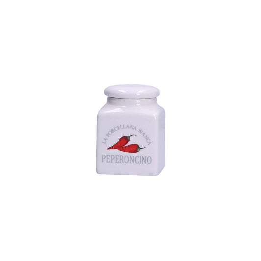 BARATTOLINO ORIGANO | in porcellana bianca | 175cc - | Adele Chérie - articoli da regalo e bomboniere