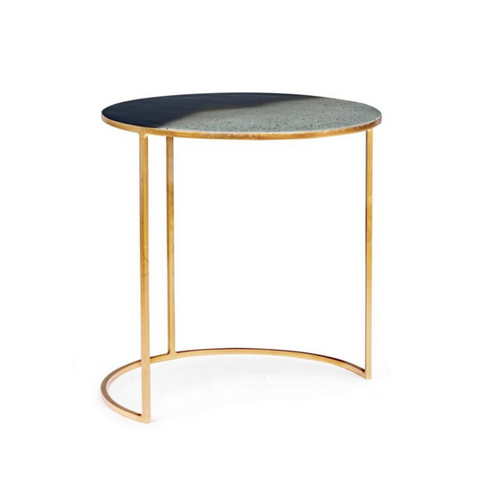 TAVOLINO DESUR BIZZOTTO | in acciaio | varie misure - tavolini / nero / Ø45x45cm | Adele Chérie - articoli da regalo e bomboniere